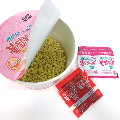 Ramyeon Carbonara со вкусом острой курицы, большая чаша