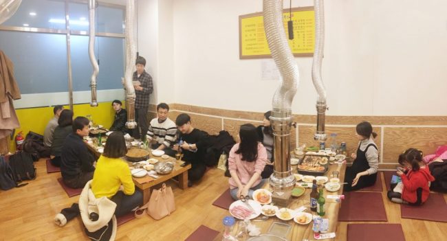 Monthly company dinner for Amela’s farewell party Monthly company dinner for Amela’s farewell party