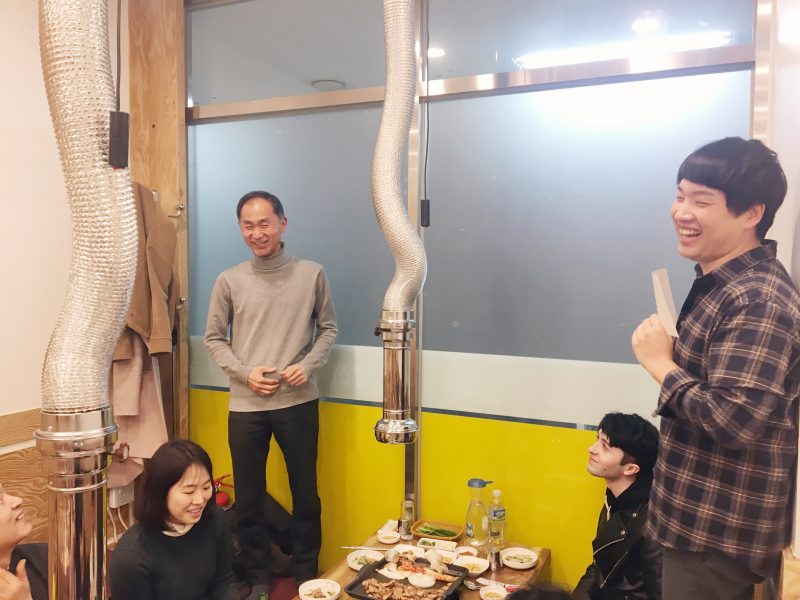 Monthly company dinner for Amela’s farewell party