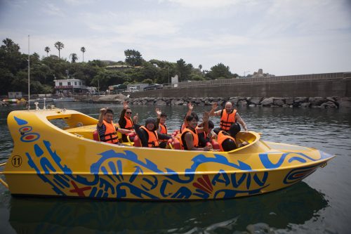 Jet boat pacific land