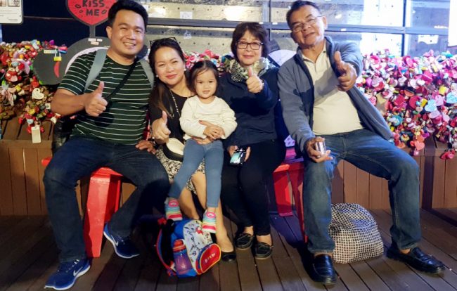 8/28-8/31 Korean tour of the Filipino family 8/28-8/31 Korean tour of the Filipino family