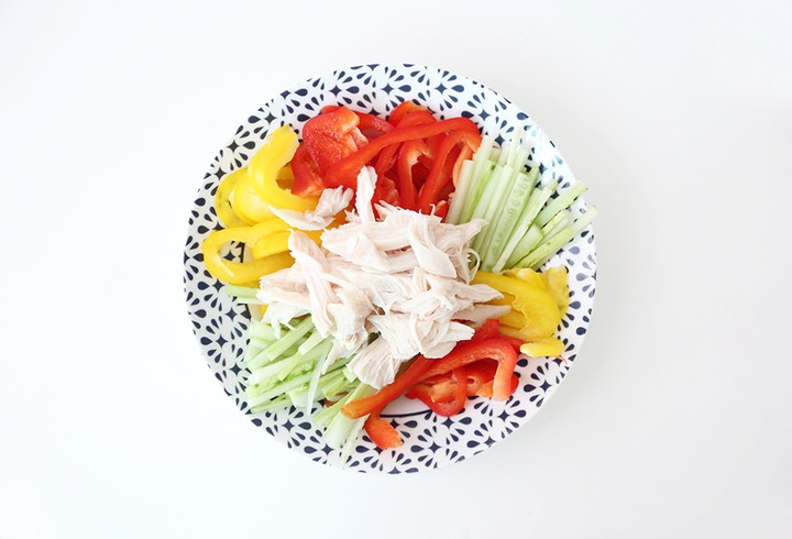 Cold Chicken Salad with Ginseng