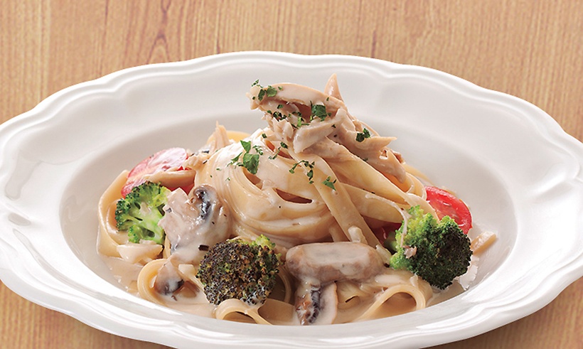 Ginseng Cream Chicken Pasta