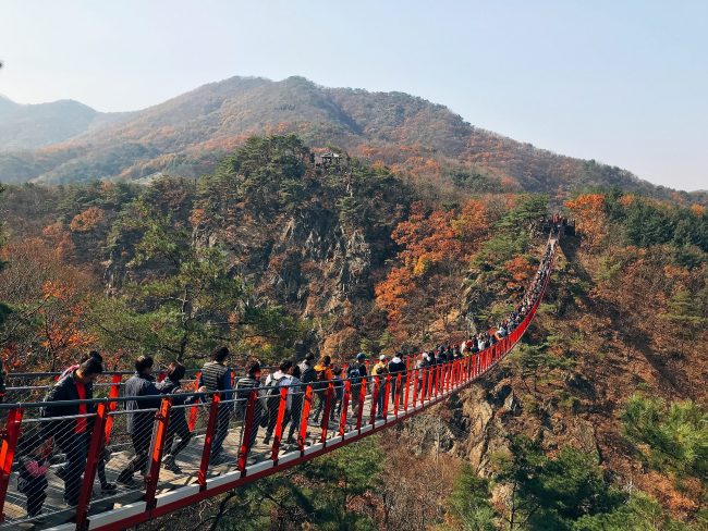 Gamaksan Suspension Bridge 1 Gamaksan Suspension Bridge 1