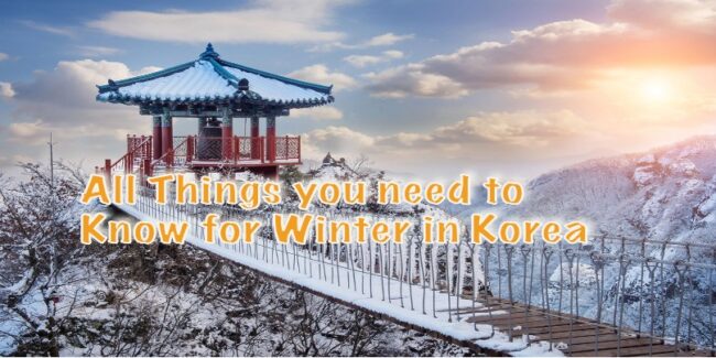All things you need to know for winter in Korea thumnbanil