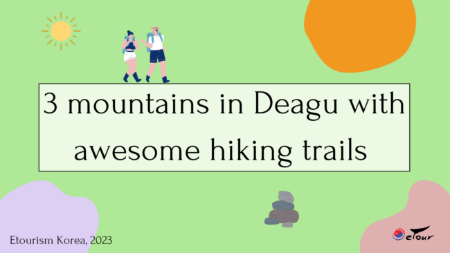 3 hiking trail in Daegu