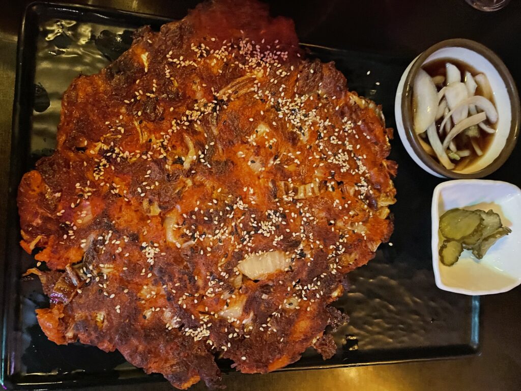 kimchi pancake