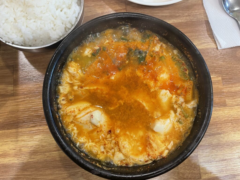 Soft tofu stew