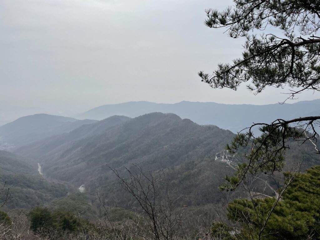 View from Palgongsan mountain