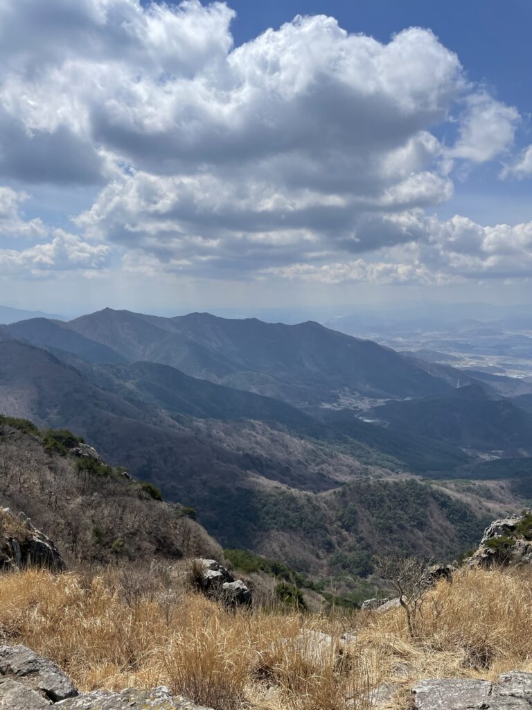 View from the top of Biseulsan Mountain