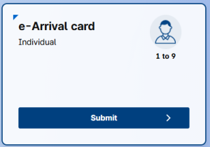 Arrival card